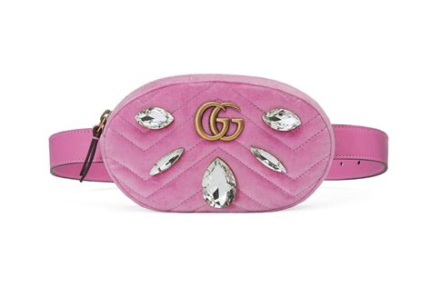 gucci pink velvet fanny pack|gucci fanny pack cheap.